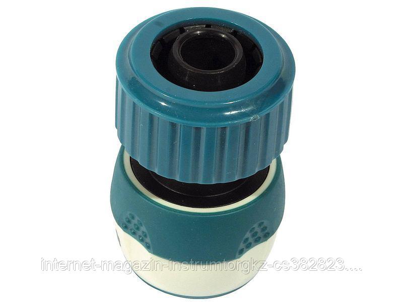 RACO COMFORT-PLUS 3/4", соединитель быстросъёмный для шланга, из ABS-пластика с TPR