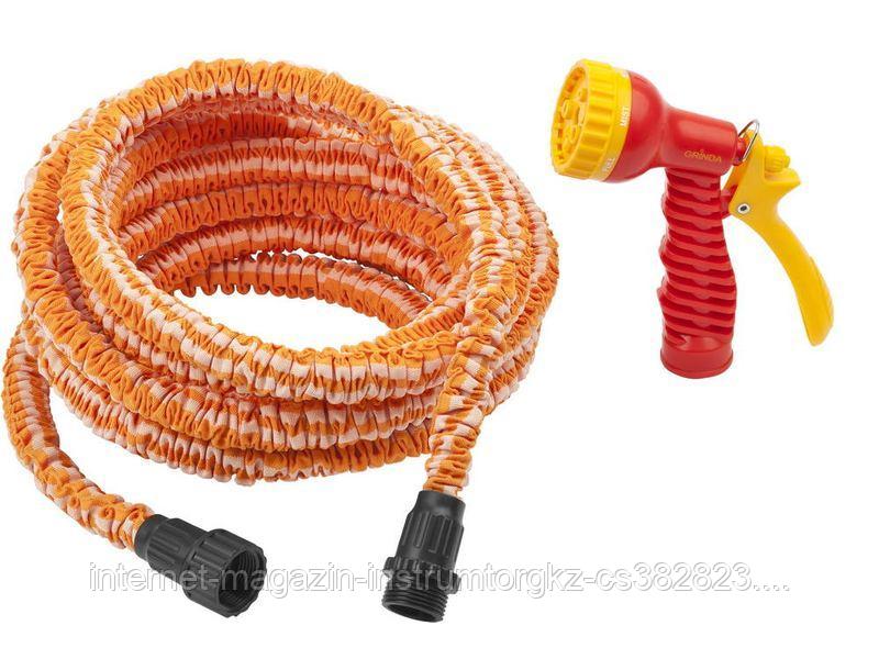 GRINDA PROLine PS-15 5-15 м удлиняющийся шланг, распылитель пистолетный, адаптеры
