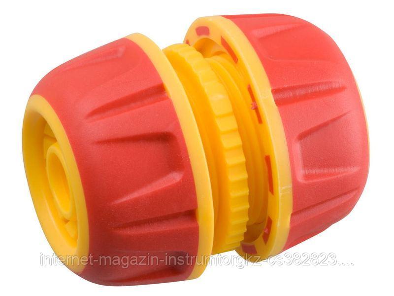 GRINDA PREMIUM 3/4", муфта ремонтная, для шланга, из ударопрочного пластика с TPR