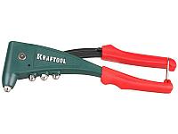 Заклепочник с усиленным литым корпусом, KRAFTOOL "NX-5 31173, для заклёпок d=2,4-4,8 мм - алюминий и сталь,