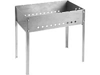 Мангал GRINDA "BARBECUE", нержавеющая сталь, толщина 1,5мм, 500х300х500мм