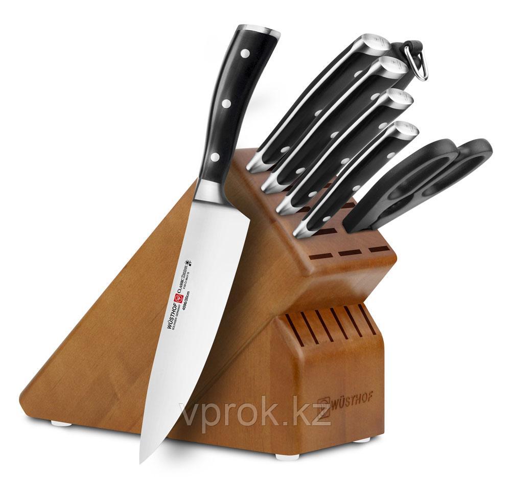 Набор ножей Wusthof Classic Ikon Deluxe с кухонными ножницами