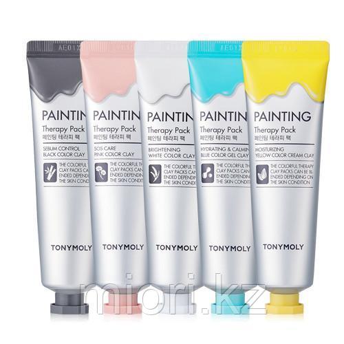 Оригинальная линейка цветных смываемых масок для лица Tony Moly Painting Therapy Pack,35мл