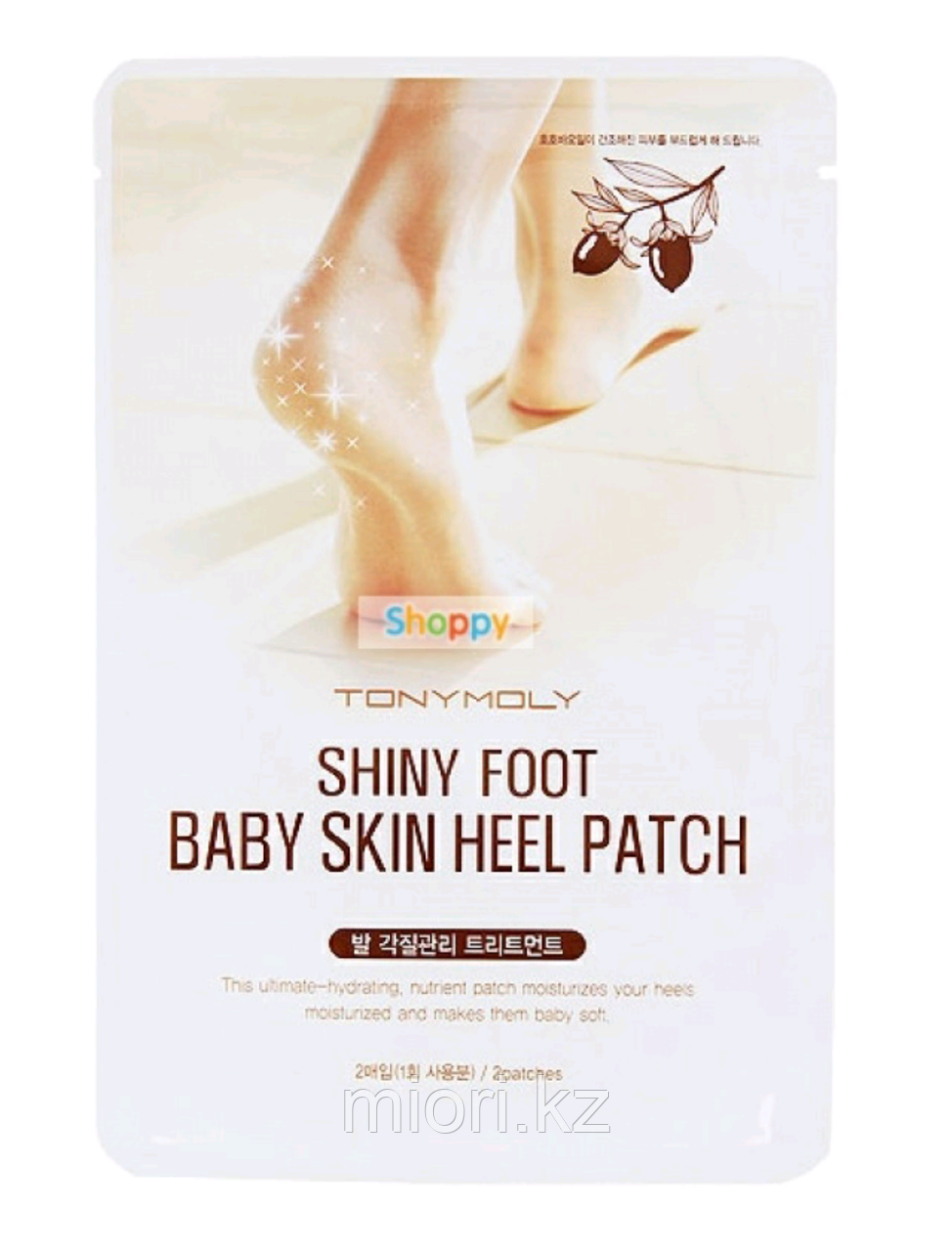 Пластырь для загрубевшей кожи пяток TonyMoly SHINY FOOT Baby Skin Heel Patch - фото 1 - id-p44690290