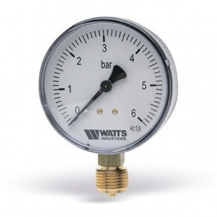 Манометры WATTS 1/4 - 16,0 бар