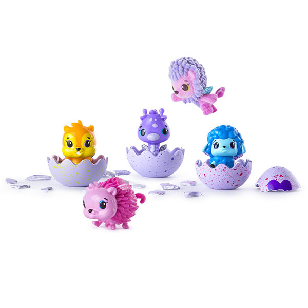 Игрушка Hatchimals коллекционная фигурка 4 штуки +  бонус