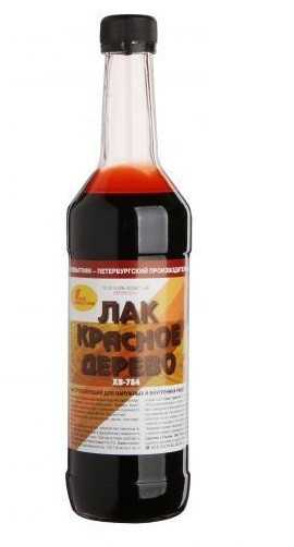 Лак ХВ-784 (красное дерево) 0,5 л