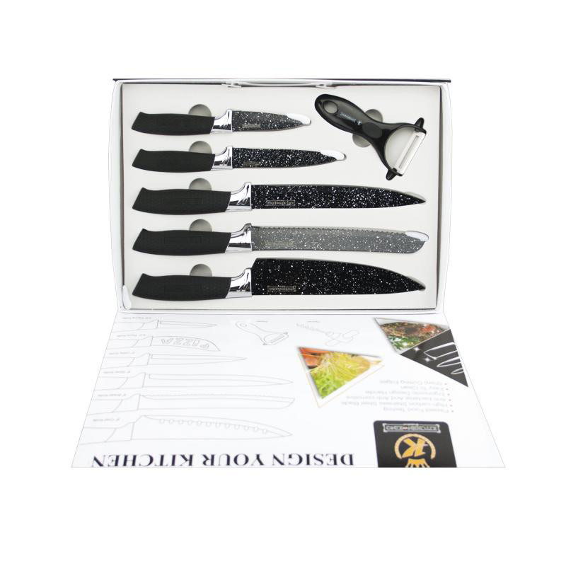Набор ножей с мраморным покрытием - фото 2 - id-p44729387