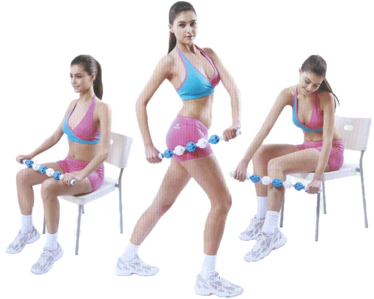 Массажер-лента роликовый 6 шариков MASSAGE ROPE