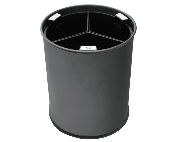 Probbax Корзина для отходов 13л черный цвет - фото 1 - id-p44733936