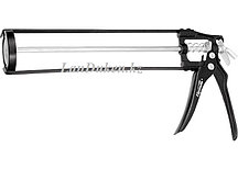 Пистолет для герметика 310 мл "скелетный" усиленный с фиксатором 6-гранный шток 7 мм 886125 (002)