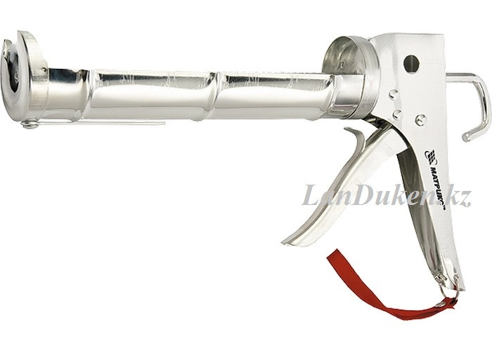 Пистолет для герметика 310 мл "полуоткрытый" хромир. зубчатый шток 7 мм MATRIX 88640 (002) - фото 1 - id-p44747131
