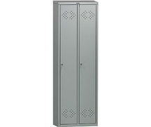 Шкаф металлический для гардероба LS-21, шкаф для раздевалки