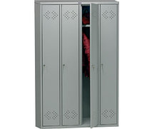 Шкаф металлический для гардероба LS-41, шкаф для раздевалки