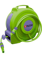 Катушка с поливочным шлангом 20 м, автоматическая, диаметр штуцера 1/2"// PALISAD