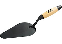 Кельма печника стальная, деревянная усиленная ручка// СИБРТЕХ