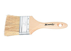 Кисть плоская "Евро" 4", натуральная щетина, деревянная ручка// MTX