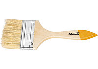 Кисть плоская Slimline 1" (25 мм), натуральная щетина, деревянная ручка// SPARTA