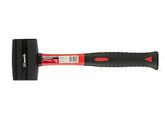 Киянка резиновая, 450 г, черная резина, фибергласовая рукоятка// MATRIX