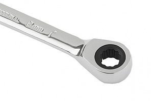 Ключ комбинированный трещоточный, 8мм, CrV, зеркальный хром// MATRIX PROFESSIONAL, фото 2