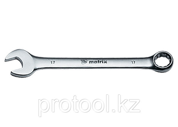 Ключ комбинированный, 11 мм, CrV, матовый хром// MATRIX, фото 2