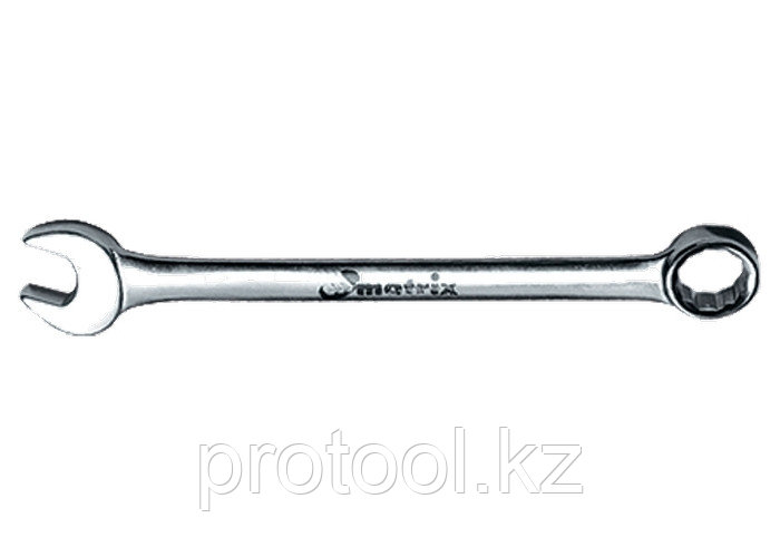 Ключ комбинированный, 12 мм, CrV, полированный хром// MATRIX