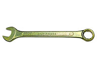 Ключ комбинированный, 14 мм, желтый цинк// СИБРТЕХ