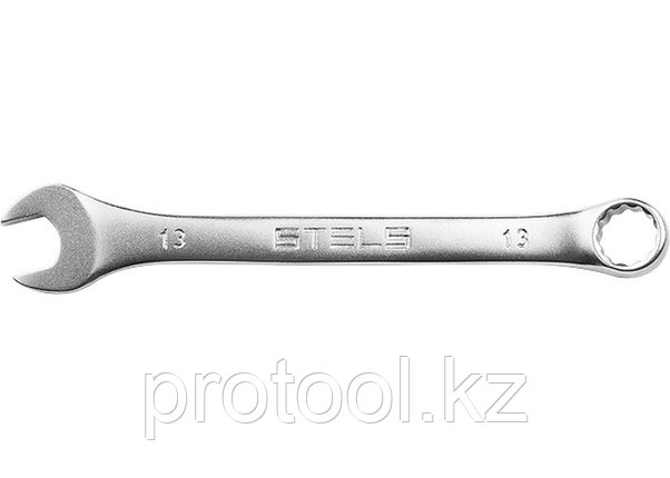 Ключ комбинированный, 20 мм, CrV, матовый хром// STELS, фото 2