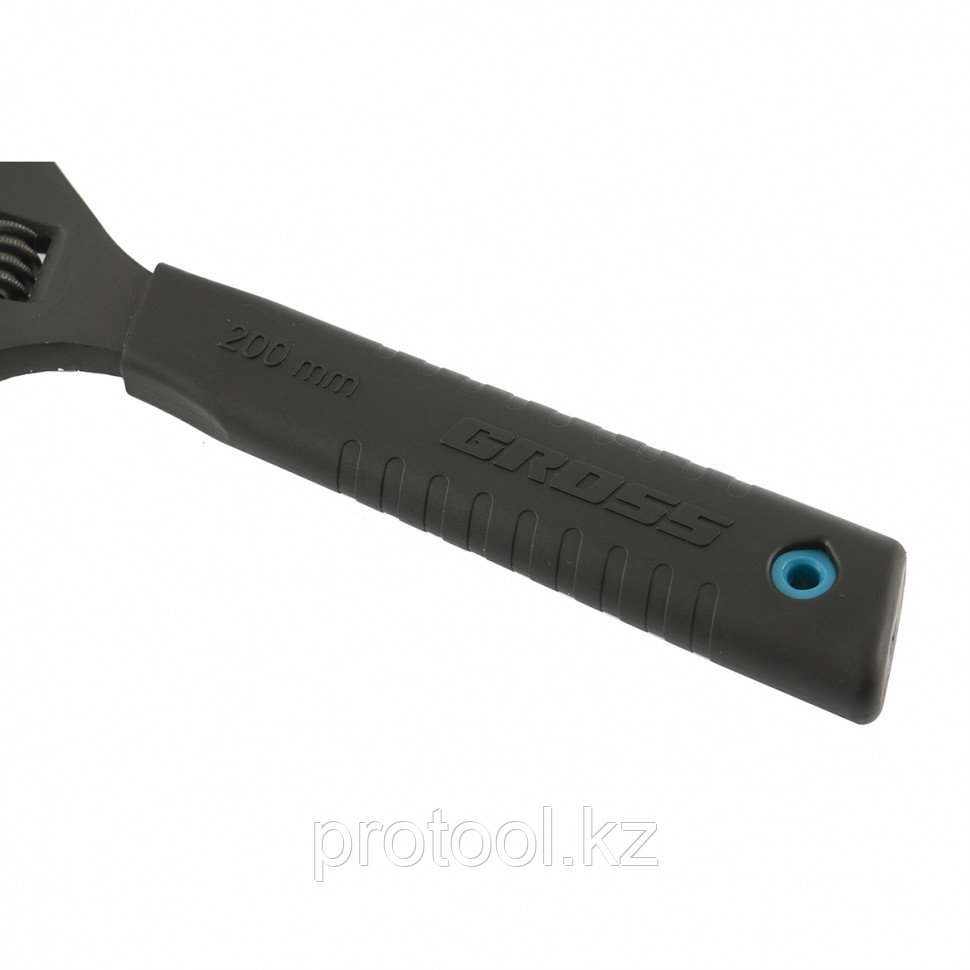 Ключ разводной, 200 мм,CrV, тонкие губки, защитные насадки //GROSS - фото 3 - id-p44766239