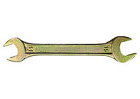 Ключ рожковый, 20 х 22 мм, желтый цинк// СИБРТЕХ