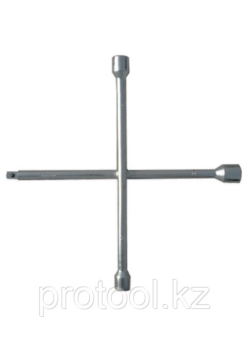 Ключ-крест баллонный, 17 х 19 х 21 х 22 мм, толщина 14 мм// СИБРТЕХ - фото 1 - id-p44766401