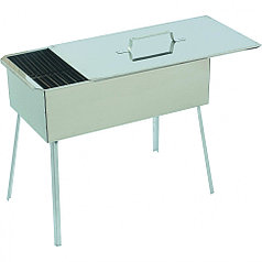 Коптильня двухъярусная 500x270x175, нерж. сталь, 0,8 мм, с поддон, на ножках//PALISAD Camping/Россия