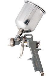 Краскораспылитель пневмат. с верхним бачком V=1,0 л + сопла диаметром 1.2, 1.5 и 1.8 мм// MATRIX