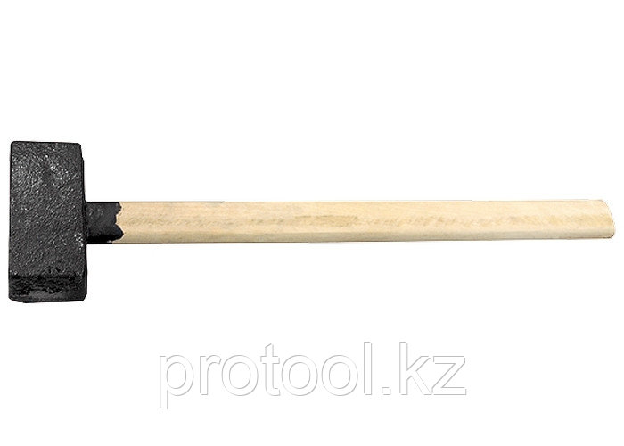 Кувалда, 2000 г, литая головка, деревянная рукоятка// Россия - фото 1 - id-p44766922