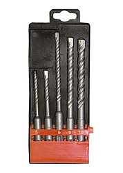 Набор буров по бетону, 5-6х110, 6-8-10х160 мм, 5 шт., в пласт. коробке, SDS PLUS// MATRIX