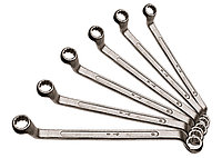 Набор ключей накидных, 6 22 мм, 8 шт., хромированные// SPARTA