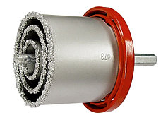 Набор коронок по керамической плитке, 33-53-67-73 мм, 6-гранный хвостовик// MATRIX