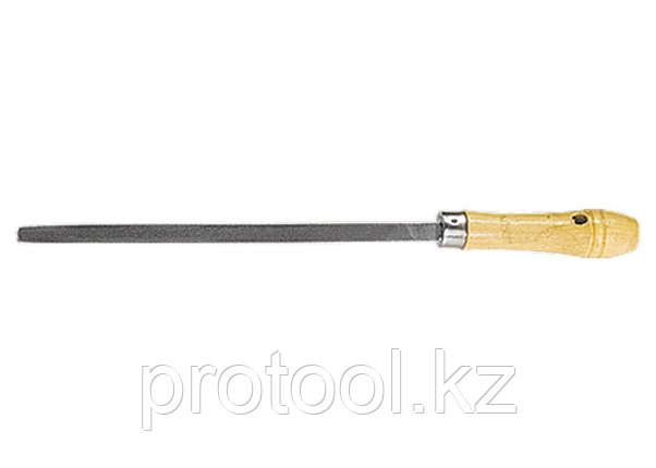 Напильник, 200 мм, трехгранный, деревянная ручка// СИБРТЕХ, фото 2
