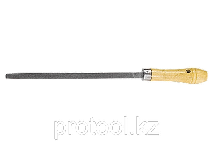 Напильник, 300 мм, трехгранный, деревянная ручка// СИБРТЕХ