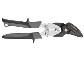 Ножницы по металлу"PIRANHA"усиленные,255 мм,прямой и левый рез,сталь-СrMo,двухкомп.рукоятки//GROSS, фото 2