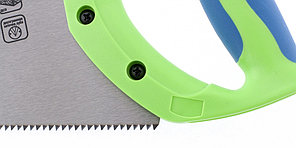 Ножовка по дереву "Зубец", 400 мм, 7-8 TPI, зуб 2D, калёный зуб, 2-х компонентная рукоятка// Сибртех, фото 2