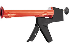 Пистолет для герметика, 310 мл, "полуоткрытый", противовес, круглый шток 8 мм// MATRIX