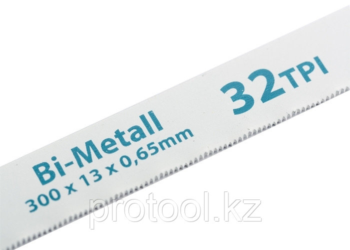 Полотна для ножовки по металлу, 300 мм, 32TPI, BiM, 2 шт.// GROSS - фото 1 - id-p44769162