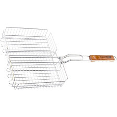 Решетка гриль 260х320х65мм объемная  хромир.//PALISAD Camping