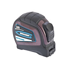 Рулетка "Doppelhaken", 3 м x 16 мм, односторонний зацеп, нейлон, двуст. шкала, автоматич// GROSS