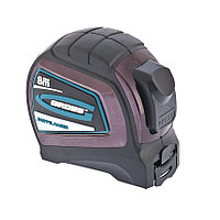 Рулетка "Doppelhaken", 8 м x 25 мм, двухсторонний зацеп, нейлон, двуст. шкала, автоматич// GROSS