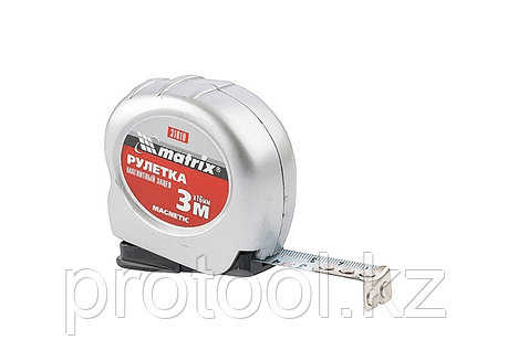 Рулетка Magnetic, 3 м х 16 мм, магнитный зацеп// MATRIX, фото 2