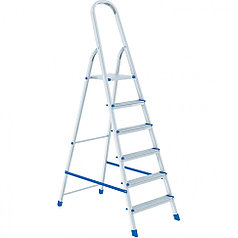 Стремянка, 6 ступеней, алюминиевая // СИБРТЕХ // Pоссия