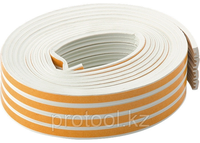 Уплотнитель, 24 м, профиль "E", белый // СИБРТЕХ Р