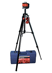 Уровень лазерный, 100 мм, штатив 1300 мм, крутящ. голова ротац., набор в пласт.кейсе// MATRIX MASTER